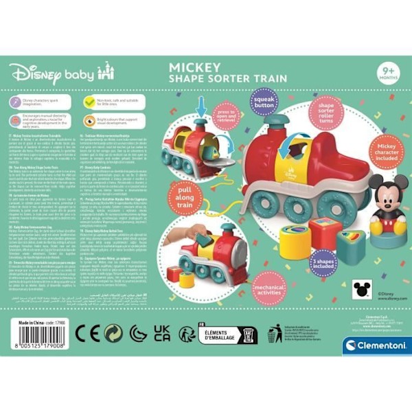 CLEMENTONI - Mickey's Shape Train