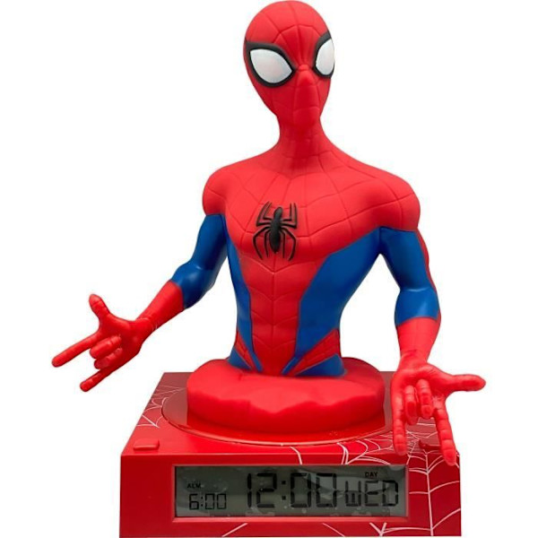 Spiderman 3D-figur väckarklocka - BARN LICENSERING - SPD3621