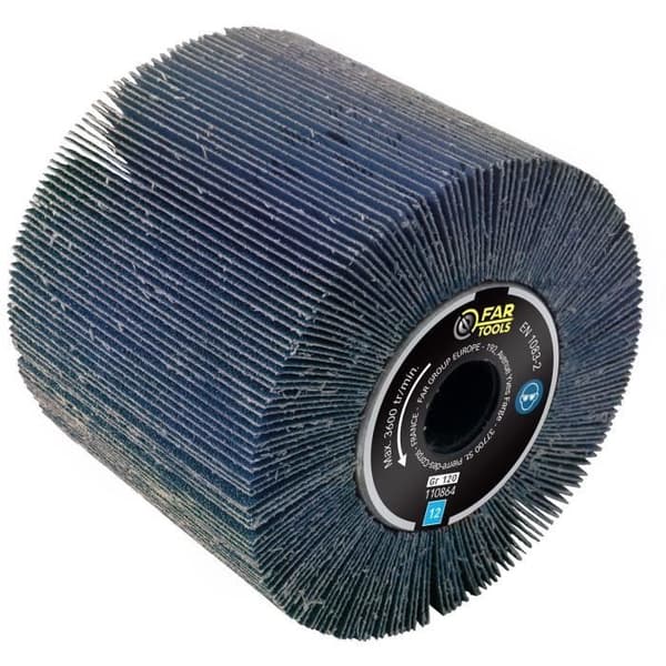 FARTOOLS Slipande klaffborste A120 Ø120mm / L100mm