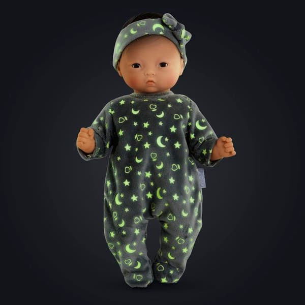 Pyjamas - Corolle - Lyser i mörkret - 30 cm - Mjuk - Fosforescerande