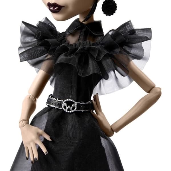 Monster High - onsdag Addams Balklänning - Docka - Monster High - HXJ03