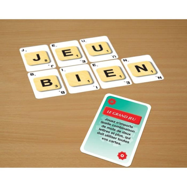 Scrabble-kort - 3 spel i 1 - MEGABLEU