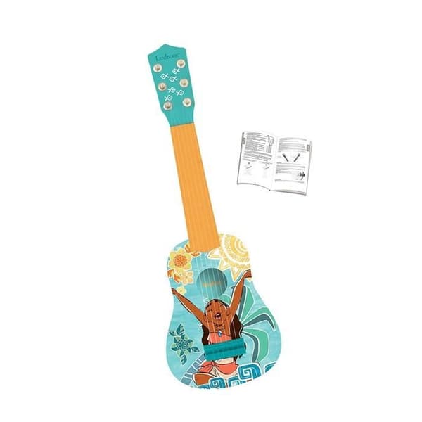 LEXIBOOK - VAIANA - Akustisk gitarr för barn - Höjd 53 cm