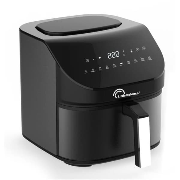 Dietfritös - LITT BALANS - Crousty light XL - 7 L - 1600 W - 10 program - Svart