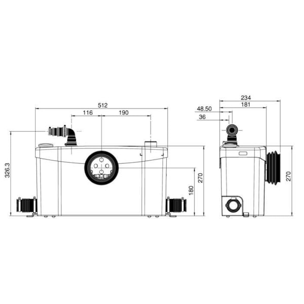 SFA Sanibroyeur Plus Silence Crusher