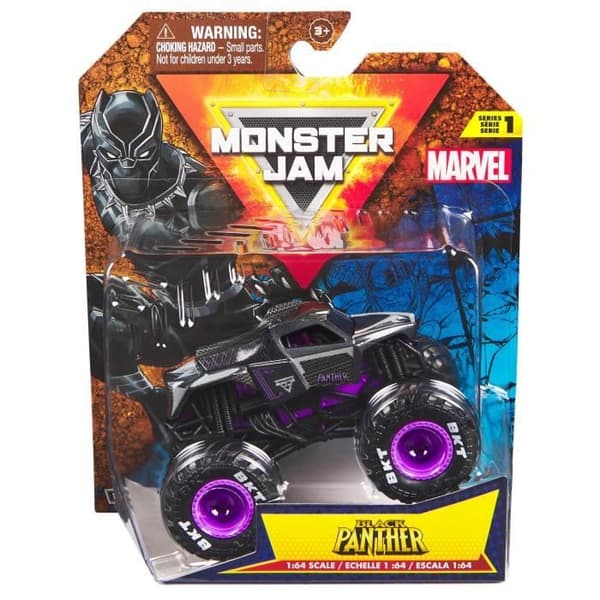 Monster Jam - Marvel 1:64 Monster Jam Serie 2 Fordon - Slumpmässig Modell