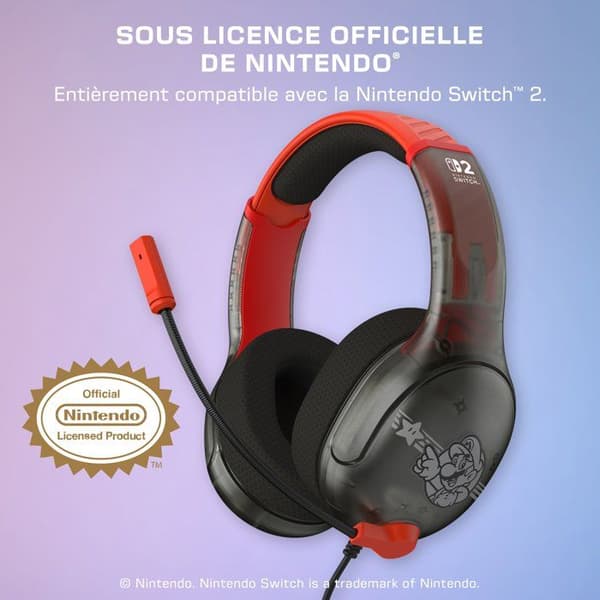 Trådbundet spelheadset - TURTLE BEACH - Airlite Fit - Mario Star - För Nintendo Switch 2