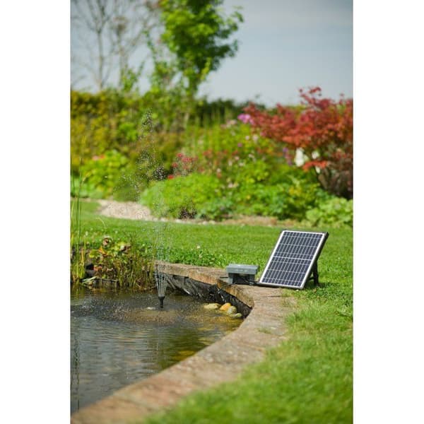 Fontänpump - UBBINK - SolarMax 600 Accu Power Control - Flödeshastighet 700 l/h - Dag-/nattdrift