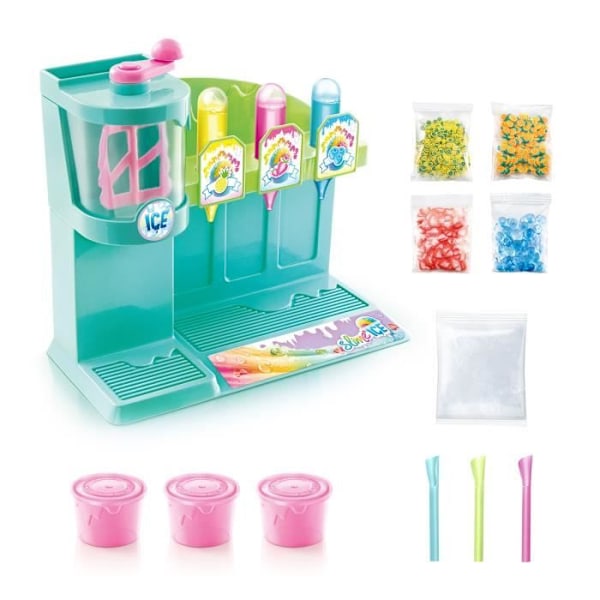 Canal Toys - SO SLIME DIY - Slime Ice Machine - Med 1 maskin, 3 doftfärger, tillbehör och dekorationer - SSC 310