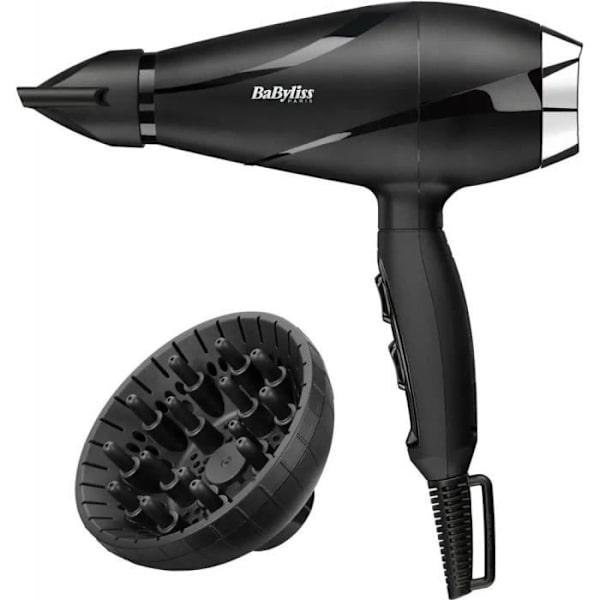 BaByliss 6713DE SHINE PRO 2200 HÅRTORK Svart