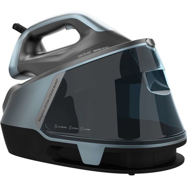 Ånggenerator - CECOTEC - IronHeroH-2800 Professional Station - 2800 W - 550 g/min - Grå / Blå