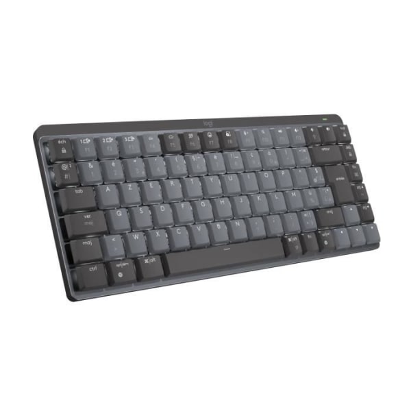 Logitech - Trådlöst tangentbord - MX Mini - Mekanisk - Prestanda Bakgrundsbelyst - Grafit