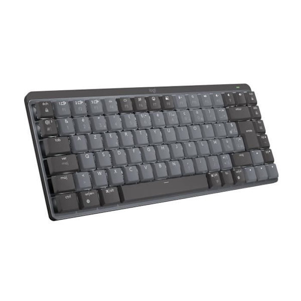 Logitech - Trådlöst tangentbord - MX Mini - Mekanisk - Prestanda Bakgrundsbelyst - Grafit grafit, Grå