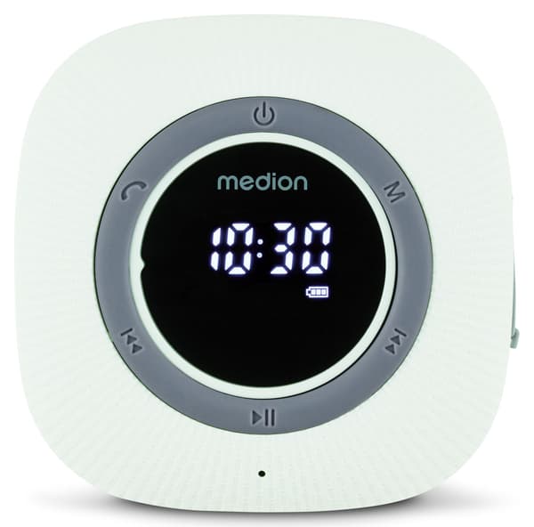 Duschradio - MEDION - FM - Bluetooth - IPX6 - Sugkoppsfäste - Grön