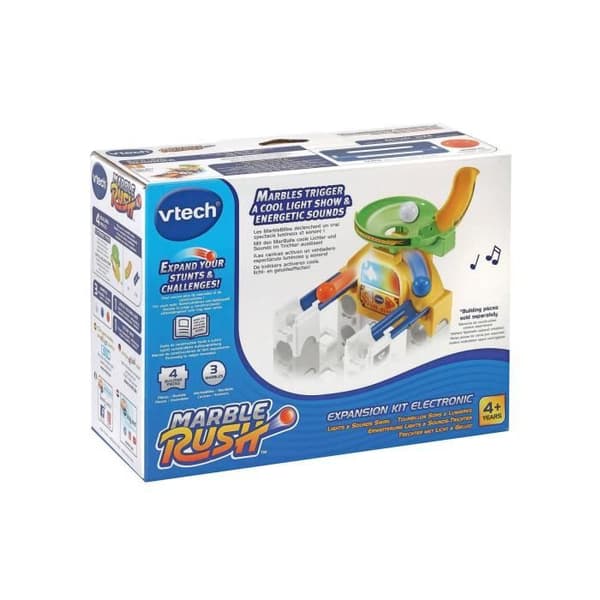 VTech - Marble Rush Ball Circuit - Expansion Kit Electronic - Tourbillon Sons et Lumieres
