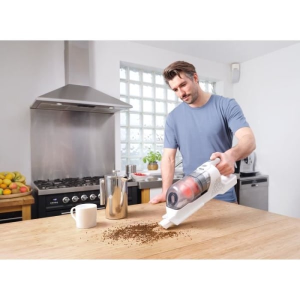 BLACK + DECKER BHFEA515J-QW Powerseries + Sladdlös handdammsugare - 33 min autonomi - 33AW - Autosense-teknik - 2 hastigheter