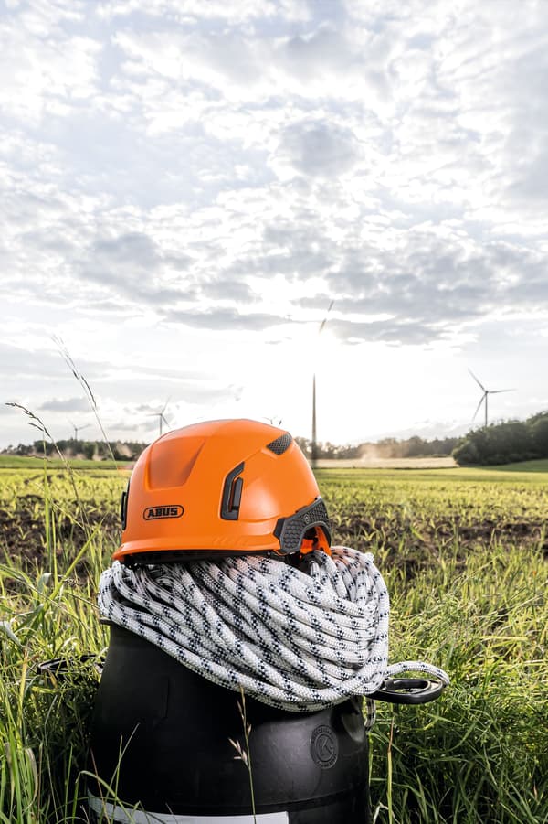 Industriskyddshjälm - ABUS - SPECTOR - Orange