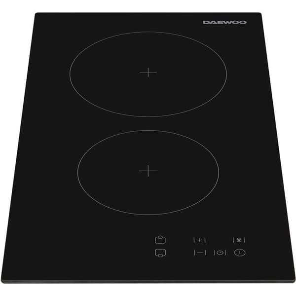 Keramisk spishäll - DAEWOO - 2 brännare - 30 cm - BH3VTF19BNM - Svart