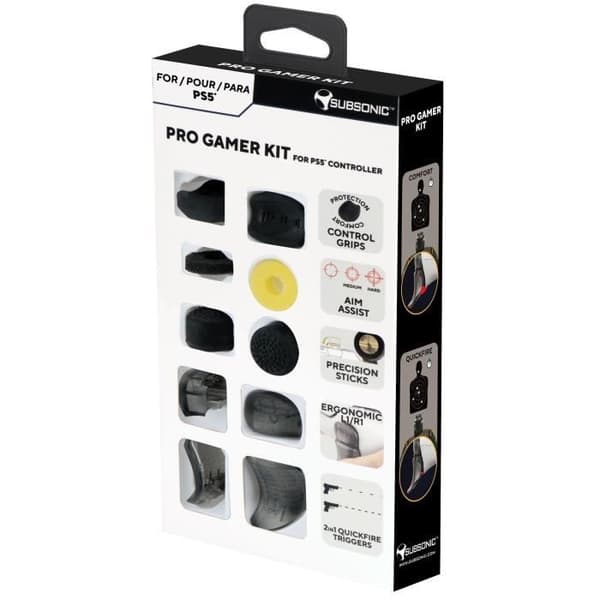 Anpassningskit för handkontroll - SUBSONIC - Pro Gamer Pack - Tillbehör för e-sport - För PS5-handkontroll