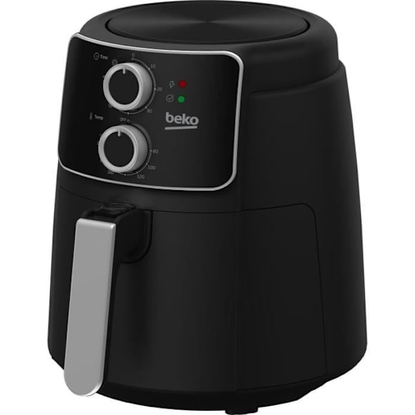 Multifunktion oljefri fritös - BEKO - FRL2242B - 1500 W - 3,9 L för 0,8 kg pommes frites - Circuit cut-off timer - Svart