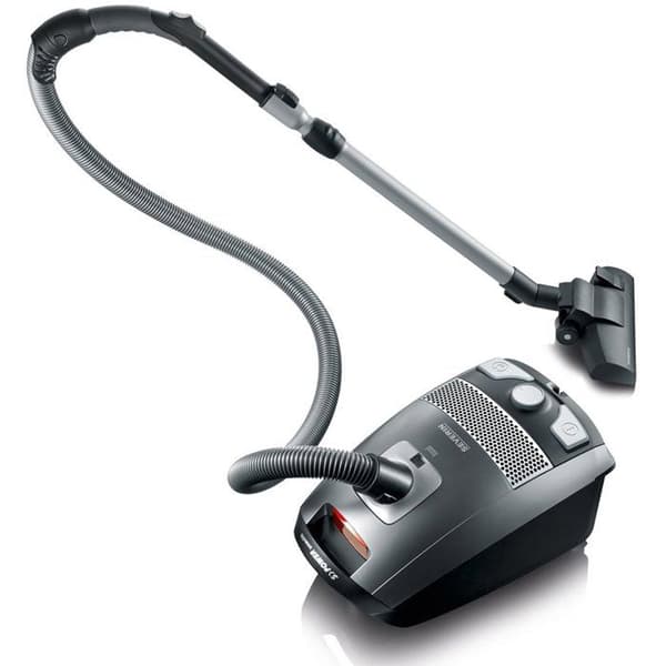 Påsförsedd cylinderdammsugare - SEVERIN - S'Power - 750 W - 72 dB - 3 L - 72 dB - Tyst - Platinagrå