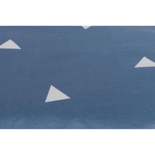 Bäddset - 1 påslakan 220 x 240 cm + 2 örngott 60 x 60 cm - 65% bomull, 35% polyester - Blå