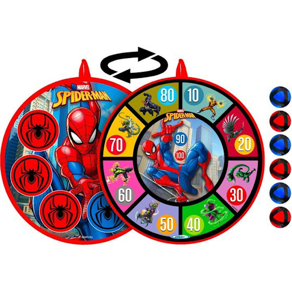 Darttavla och pilar - MARVEL - Spider-Man - Scratch - 36 cm