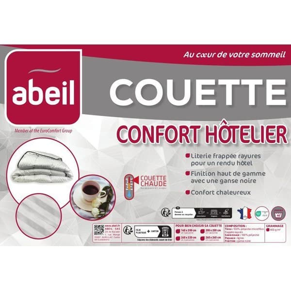ABEIL Hotel Comfort Duvet 240 x 260 cm