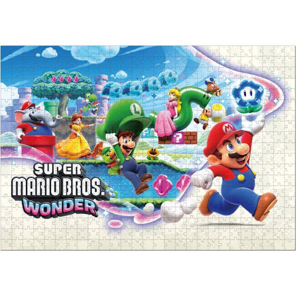 Pussel - VINNANDE TRÄK - Super Mario Wonder - 500 bitar - Från 8 år
