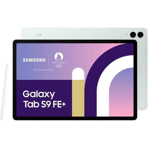 Samsung Galaxy Tab S9 FE+ 12.4 WIFI 128GB Touch Tablet Grön