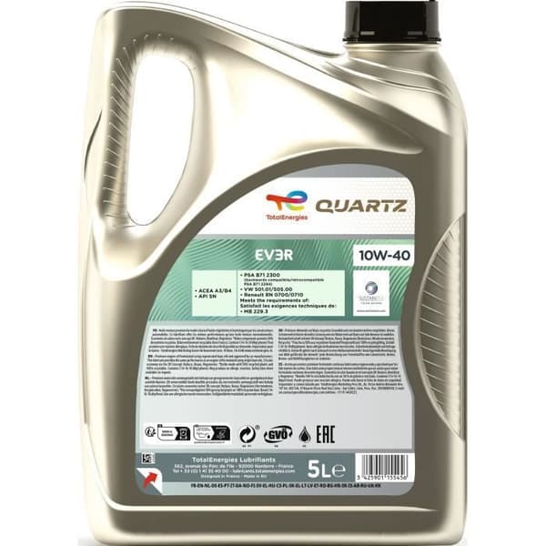 Motorolja - TOTALENERGIES - Quartz EV3R 10W-40 - 5L