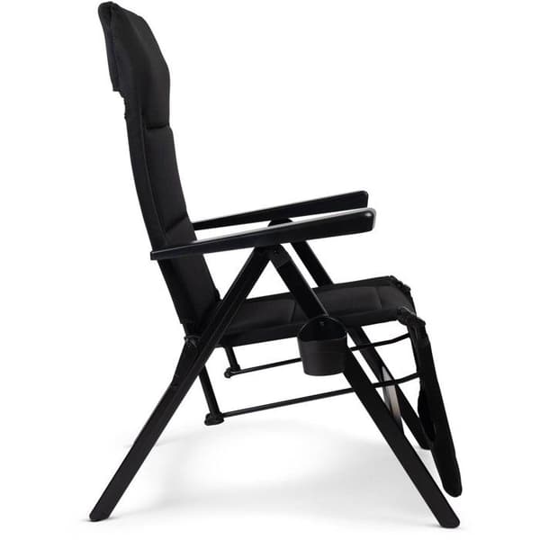 Chaiselong - DOMETIC - Gardina Lounger - Sort - Hvilestol - Aluminium - Polyester SoftMesh