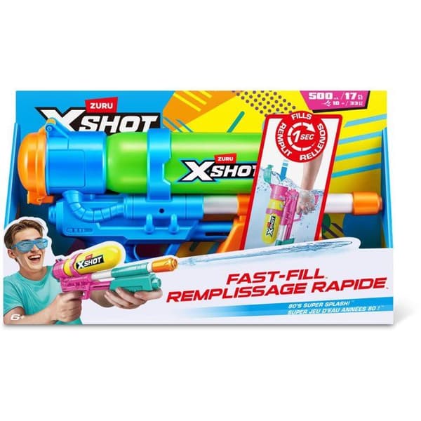 Vattenpistol - ZURU XSHOT - Vatten Snabbfylld Retro-bläster - Ålder 5+