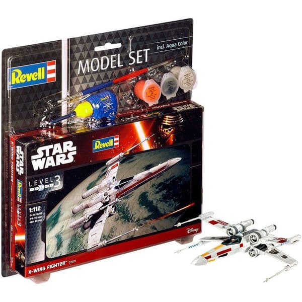 Mfano wa REVELL Star Wars X-Wing Fighter Model Set 63601