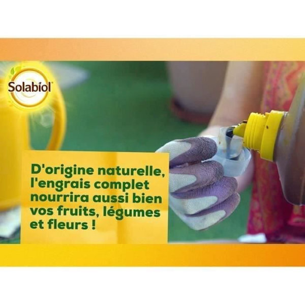 SOLABIOL - Komplett flytande gödselmedel - Chockpris - 1 L burk - UAB