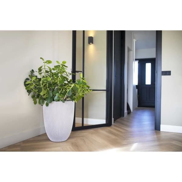 Capi Elegant vas Groove 34x46 cm elfenben 445498