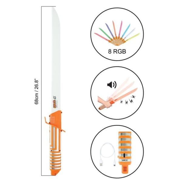 Naruto LED-ljussabel med ljudeffekter