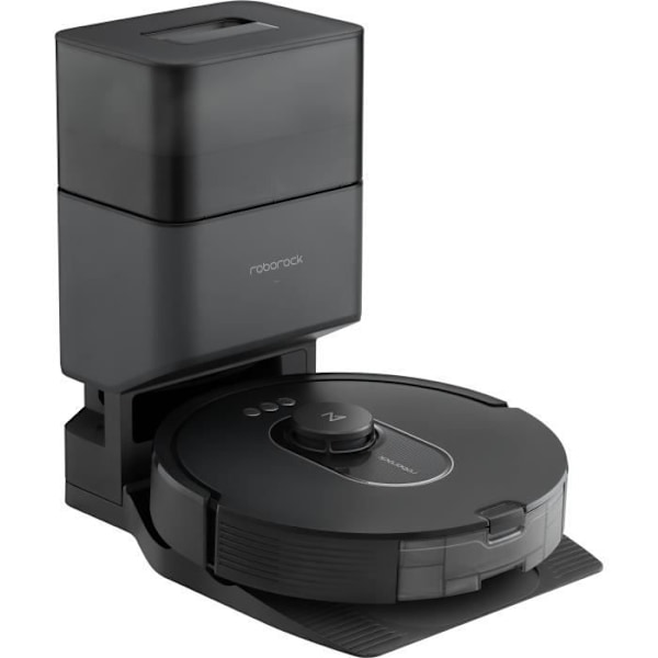 ROBOROCK Q5 MAX+ - Robotdammsugare med tömningsstation - Dubbel borste - 5500 Pa Power - PrecisSense LiDAR Navigation