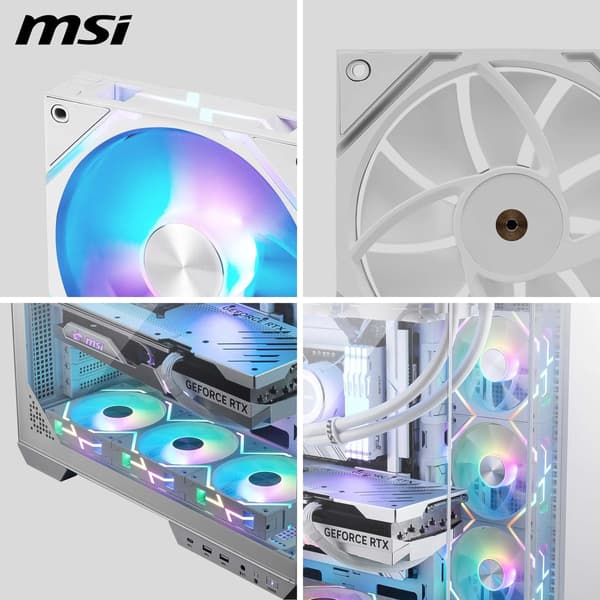 PC-kylning - MSI - 306-7G24F14-80 - MPG EZ120 ARGB WHITE-1W