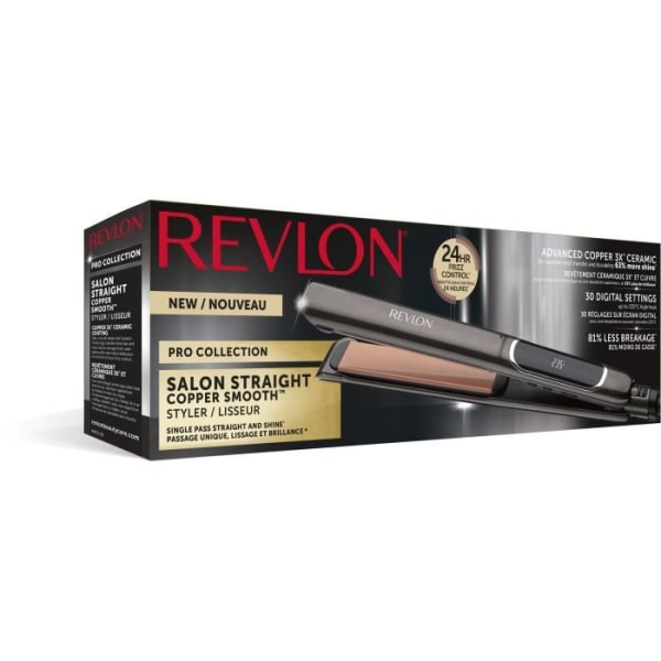 REVLON RVST2175E - Rikthårssalong Rak kopparsmuts Styler