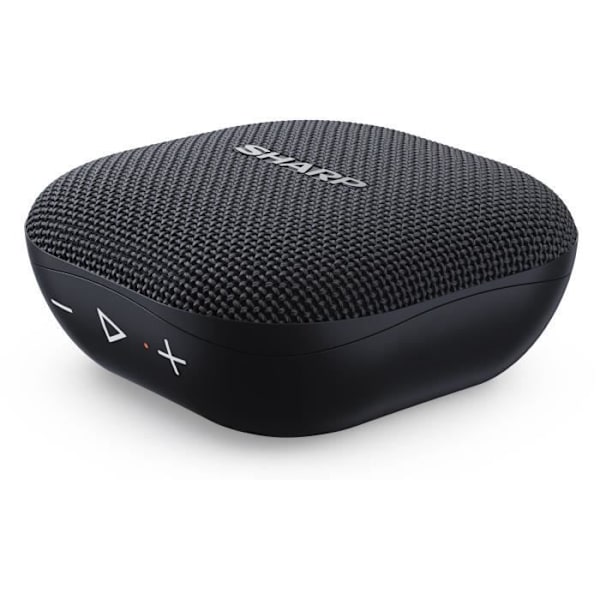 Bärbar högtalare - SHARP - GX-BT60BK - 6W - Bluetooth 5.0 - Vattentät och robust Svart
