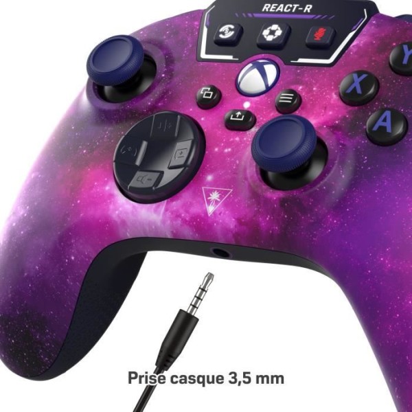 Trådbunden spelkontroll - TURTLE BEACH - REACT-R - Nebula - Xbox & Windows