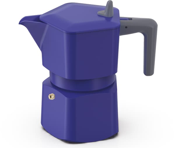 Italiensk kaffebryggare - PEZZETTI - PENTAEXPRESS - Aluminium - 6 koppar - Blå