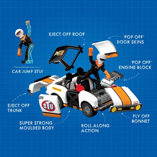 Crash Racing Car - BANDAI - Stuntman Stu - COSS8200