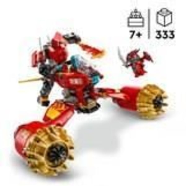 LEGO NINJAGO 71830 Kai's Robot Storm Bike - Byggleksak för pojkar