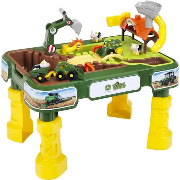 John Deere Sand & Water Multi-Game Table - KLEIN - 3948 - Mixed - Barn - Gul - Från 3 år