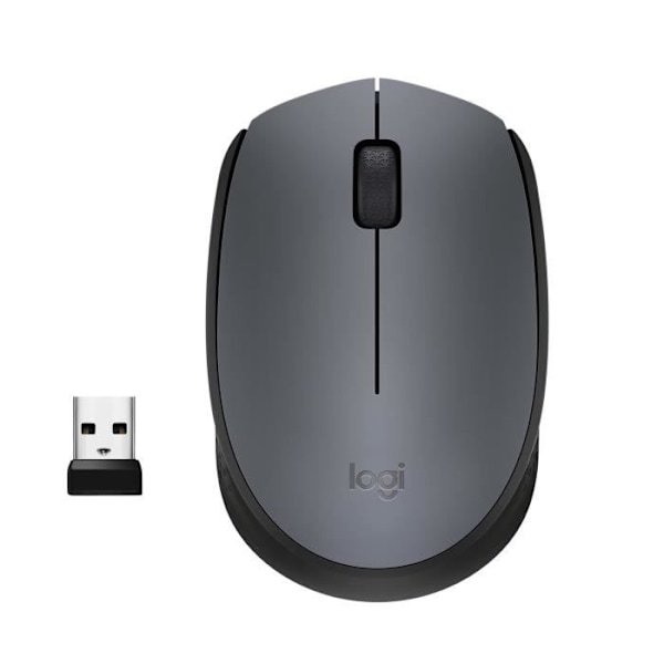 LOGITECH M170 trådlös mus - grå