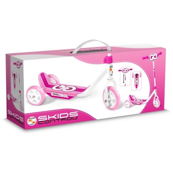 3-hjuls skoter - STAMP - SKIDS CONTROL - Rosa