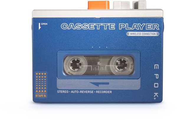 Kassetteafspiller - BIGBEN - Bluetooth - REWOL+ - Blå