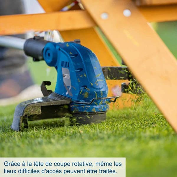 2-i-1 sladdlös trimmer C-LT300-X + 2Ah batteri + laddare